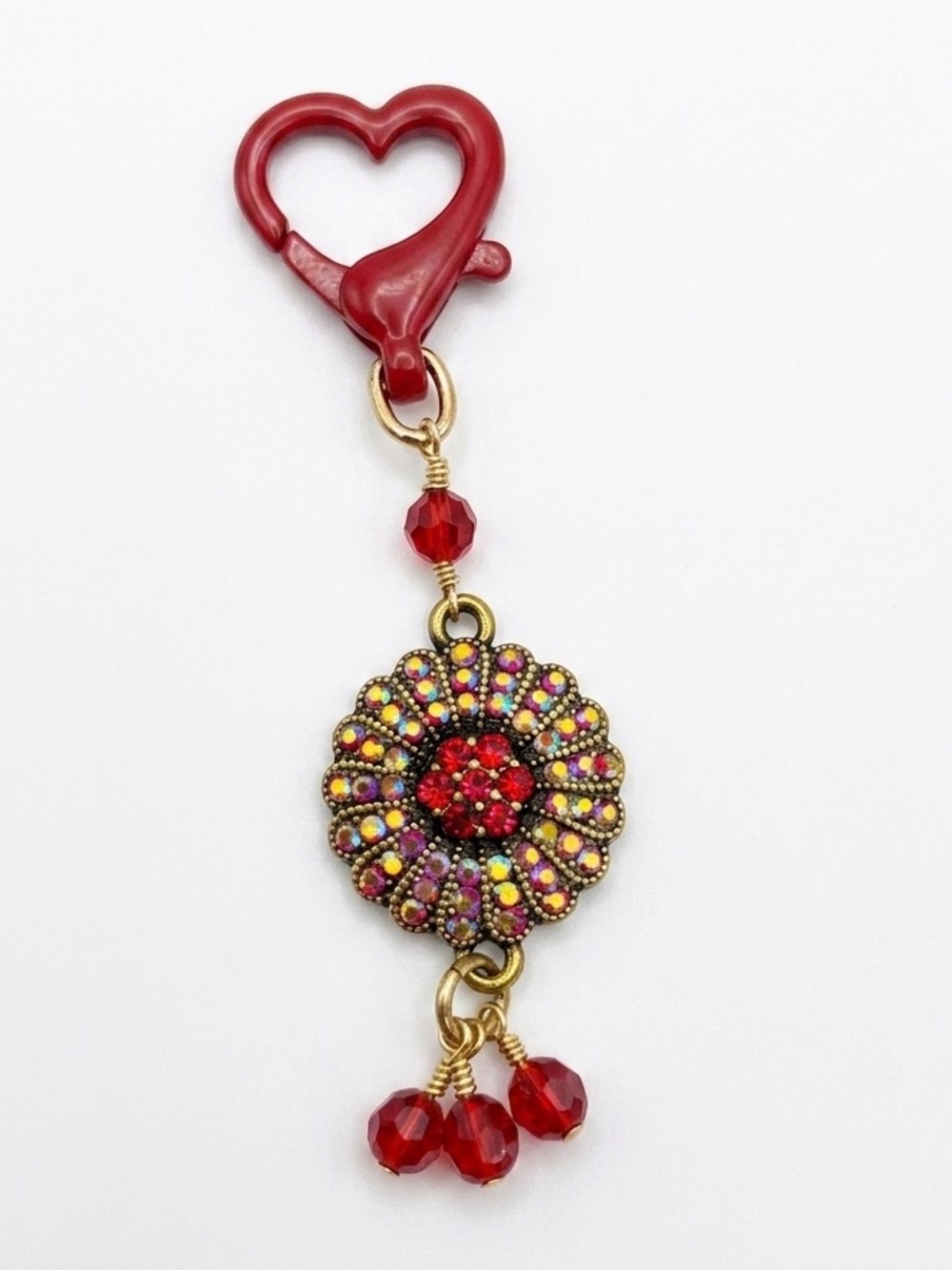 Red Blingy Bag Charm